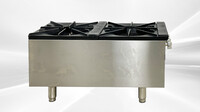NSF 18ins double hole stock pot range HS-1D