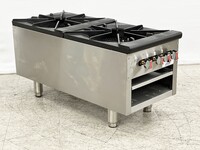 NSF 18ins double hole stock pot range HS-1D