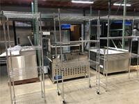 Wire Shelving 4 wheels