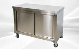 48in Commercial Stainless Steel Work Prep Table Cabinet SSCW48