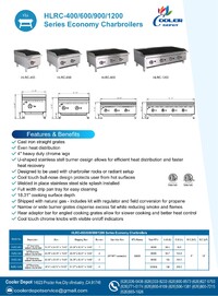 NSF 12 inches Radiant broiler HLRC-300