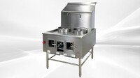 NSF S13+13 36 ins chinese wok range with waterfall TC-W2L0S NG