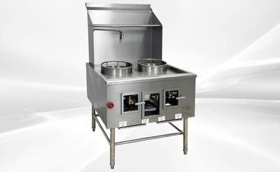 NSF S13+13 36 ins chinese wok range with waterfall TC-W2L0S NG