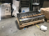 NSF 48 ins gas Angled Radiant shish kabab broiler oven SSK48