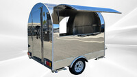77 in Food Vending Trailer Mobile Concession Both windows FT27