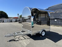 77 in Food Vending Trailer Mobile Concession Both windows FT27