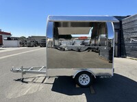 77 in Food Vending Trailer Mobile Concession Both windows FT27