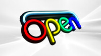 LED Business open sign M19