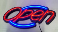 LED Tube Neon Business Open Sign Oval Shaped M25