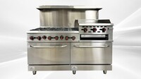 60 ins 6b24g cheese melter NSF oven range CD-R6-24B