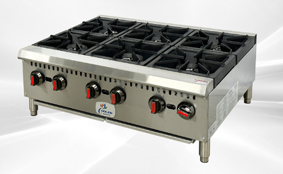 NSF 36ins Six burner hotplate CD-HP36-6