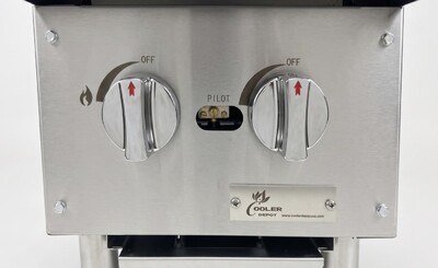 NSF 12 ins two burner hotplate CCHPA12