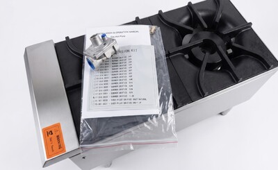 NSF 12 ins two burner hotplate CCHPA12