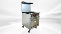 24 ins 4b NSF gas LP oven ranges with legs HFSO-24