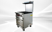 24 ins 4b NSF gas LP oven ranges with legs HFSO-24