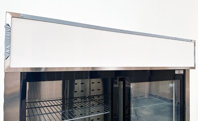 NSF 54 inches Two Slide glass Door Refrigerator AKRG-13781