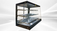 NSF chip Warmer Countertop Display Cabinet ShowCase HW-205