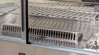 NSF chip Warmer Countertop Display Cabinet ShowCase HW-205