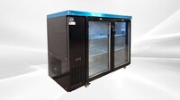 NSF 48 ins Beer Black Glass Door Back Bar Cooler case CBB48H