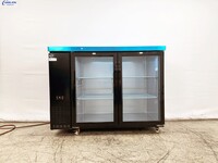 NSF 48 ins Beer Black Glass Door Back Bar Cooler case CBB48H