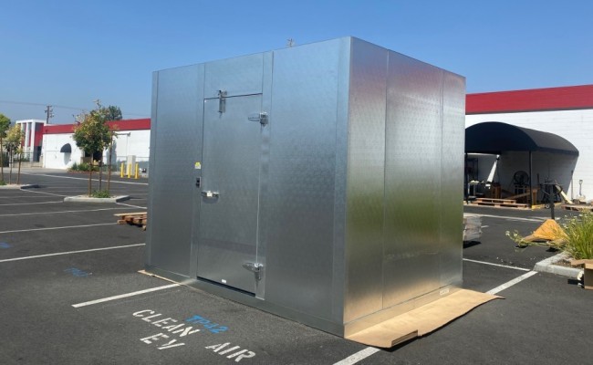 NSF 5 Days Custom made Walk-In freezer  US Made per sq ft