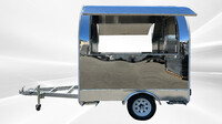 65 in Food Vending Trailer Mobile Concession Both windows FT42