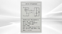 Clearance Double  Juice Dispenser Juices Dispenser YSJ18-2