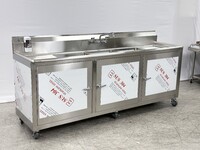 Portable sink 3 compartment 90 ins Hand wash Station PO90-3
