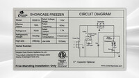 NSF 31 ins Ice Cream Glass Freezer 6.7 CU FT SD251S