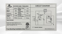 NSF 60 inches 14 cu ft Chest Glass door Freezer SD551S