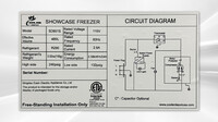 NSF 72 inches 17 cu ft Chest Glass door Freezer SD651S