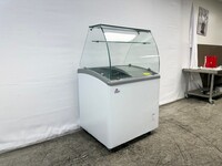 NSF 31 ins Gelato Ice Cream Dipping Cabinet SD251S with glass