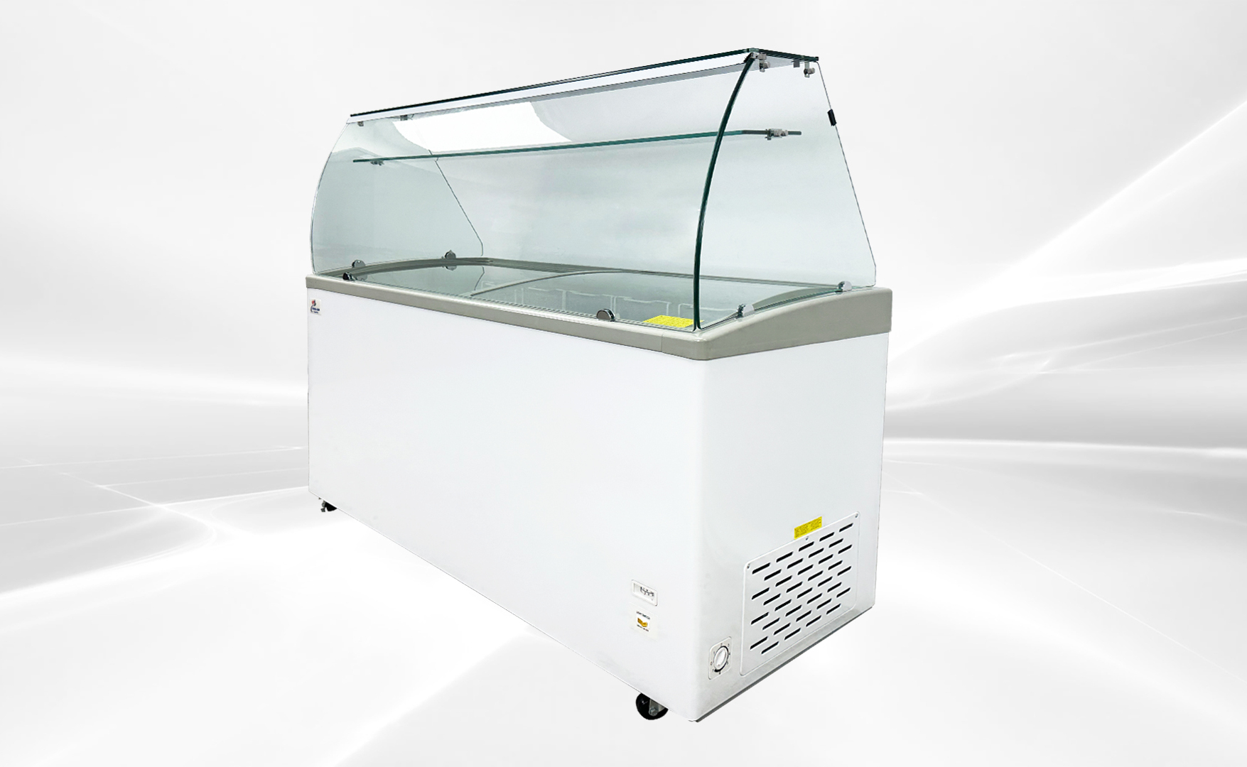 NSF 60 ins Gelato Dipping Cabinet Freezer SD551S with glass