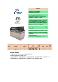 NSF 60 ins Gelato Dipping Cabinet Freezer SD551S with glass