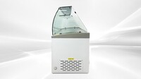 NSF 60 ins Gelato Dipping Cabinet Freezer SD551S with glass
