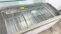 NSF 60 ins Gelato Dipping Cabinet Freezer SD551S with glass