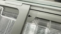 NSF 60 ins Gelato Dipping Cabinet Freezer SD551S with glass