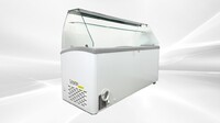 NSF 72 ins Gelato Ice Cream Freezer SD651S with glass