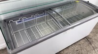NSF 72 ins Gelato Ice Cream Freezer SD651S with glass