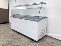 NSF 72 ins Gelato Ice Cream Freezer SD651S with glass