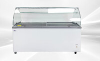 NSF 72 ins Gelato Ice Cream Freezer SD651S with glass