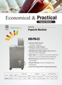 NSF one mold popsicle pop maker HMPM03
