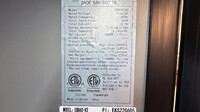 NSF 60 ins Beer Black Glass Door Back Bar Cooler case CBB60H
