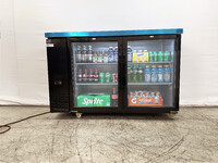 NSF 60 ins Beer Black Glass Door Back Bar Cooler case CBB60H