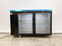 NSF 60 ins Beer Black Glass Door Back Bar Cooler case CBB60H