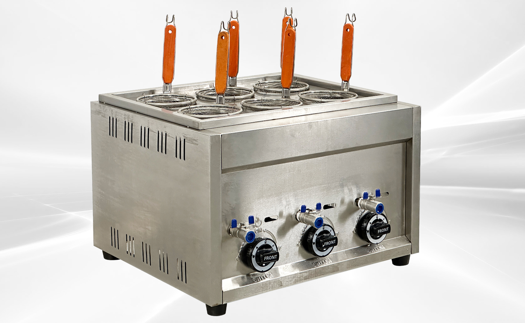 6 Holes Commercial Pasta Noodle Cooker Propane PN8