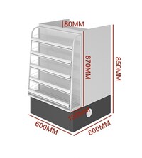 Combination cashier counter one shape U