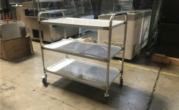 3 Tier stainless steel Utility Cart Rolling Storage CAR3