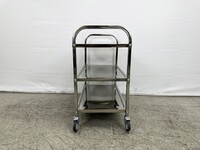 3 Tier stainless steel Utility Cart Rolling Storage CAR3
