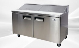 60 inches top two door Sandwich Prep Table NSF XSP60-2